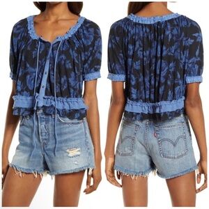 Free People Perfect Day Gathered Top